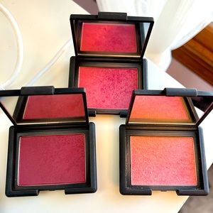 NARS Blush set of 3 in Super Orgasm, Seduction, and Outlaw